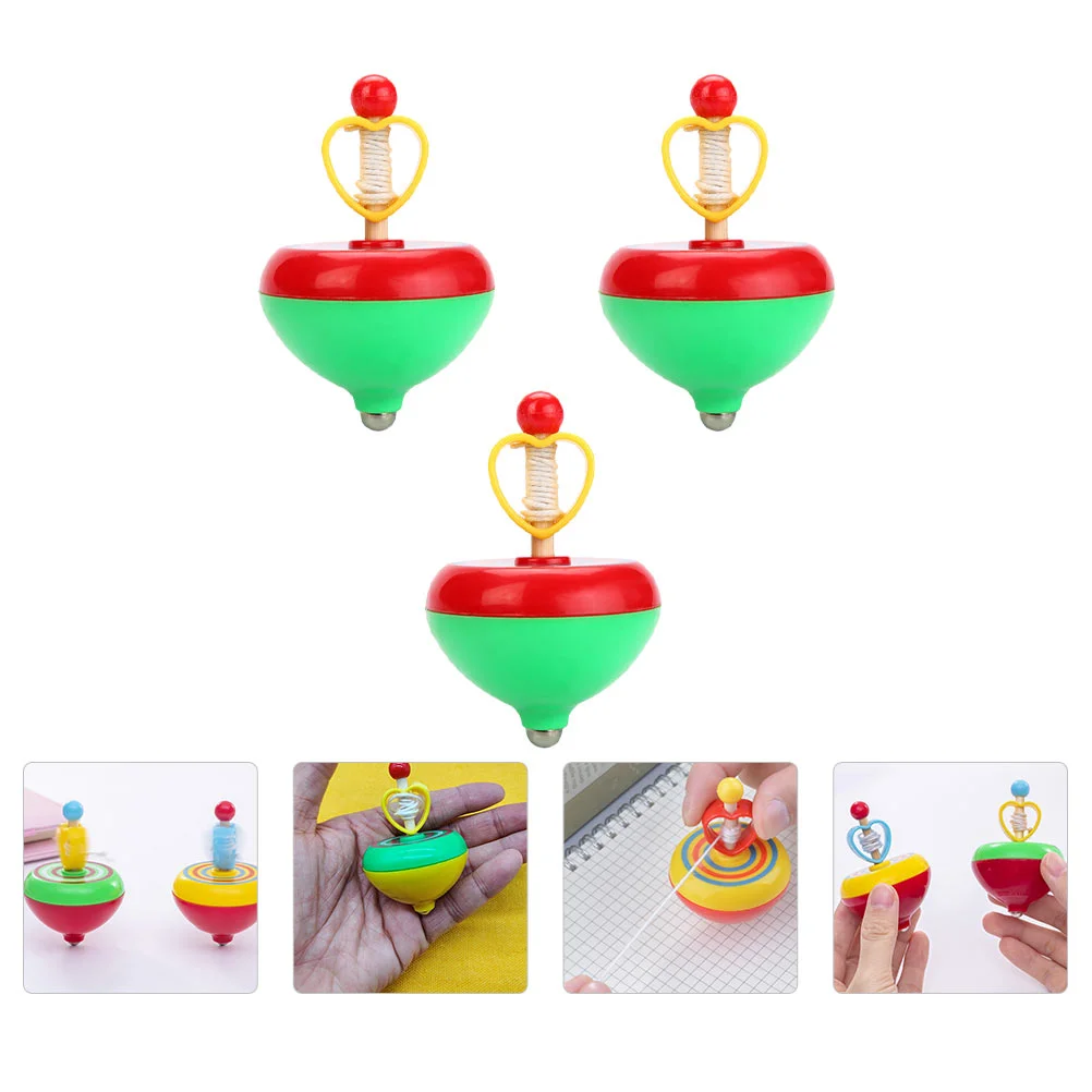 3 Pcs Pull Rope Love Spinning Top Childrens Toys Gyro for Kids Stress Reliever Plaything Plastic Tops
3 Pcs Pull Rope Love Spinning Top Childrens Toys Gyro for Kids Stress Reliever Plaything Plastic Tops
