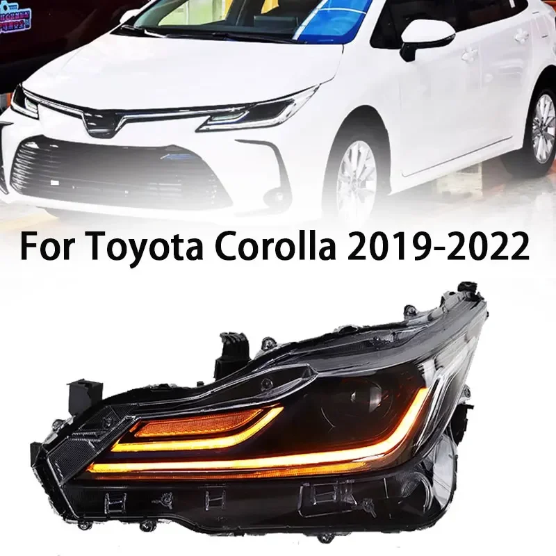 Автомобильная фара для Toyota Corolla, светодиодная фара 2019-2022, фары Corolla DRL, указатель поворота, дальний свет, линза проектора «ангельский глаз»
Автомобильная фара для Toyota Corolla, светодиодная фара 2019-2022, фары Corolla DRL, указатель поворота, дальний свет, линза проектора «ангельский глаз»