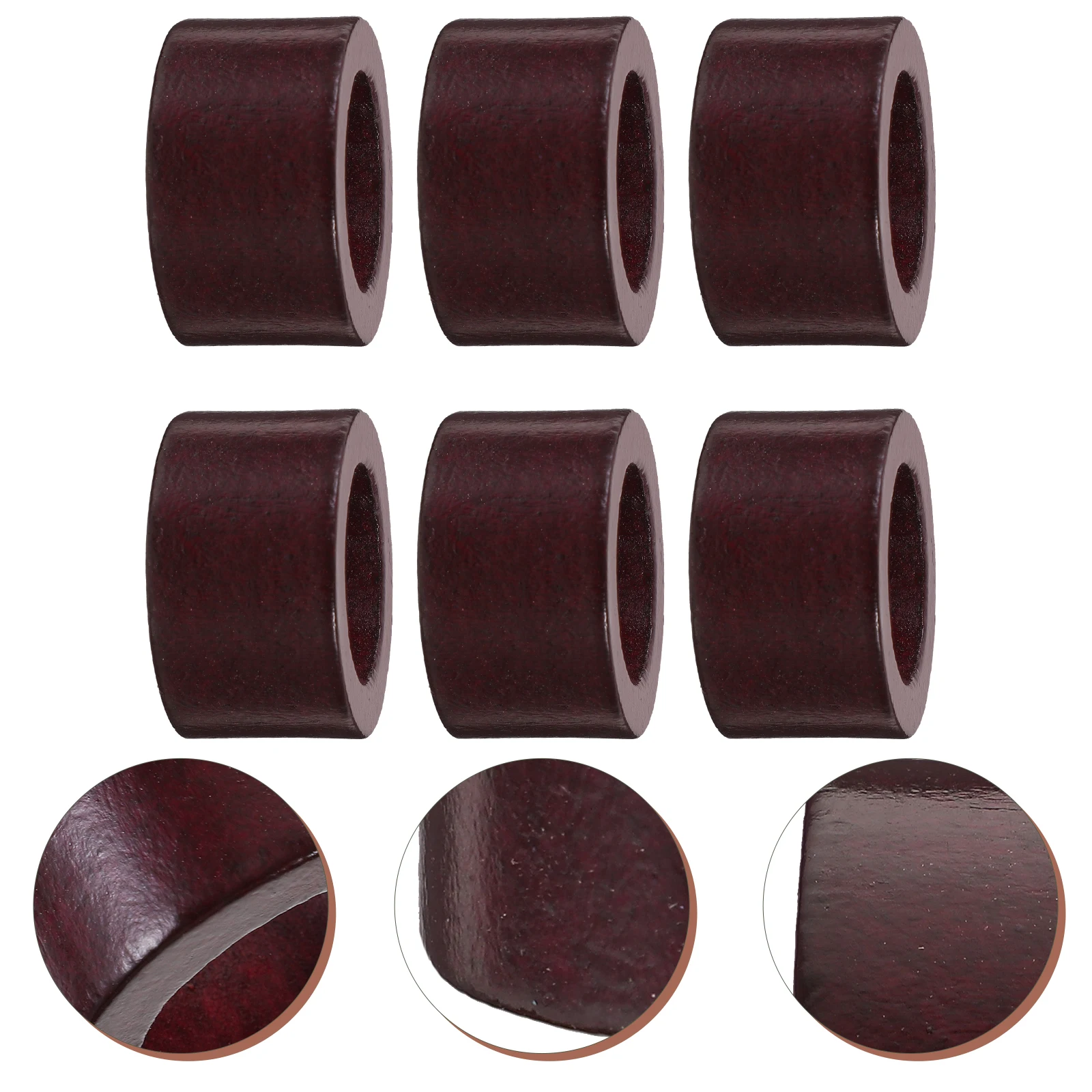 6 Pcs Napkin Buckle Wooden Rings Dining Room Table Decor Handmade Countertop Rustic
6 Pcs Napkin Buckle Wooden Rings Dining Room Table Decor Handmade Countertop Rustic
