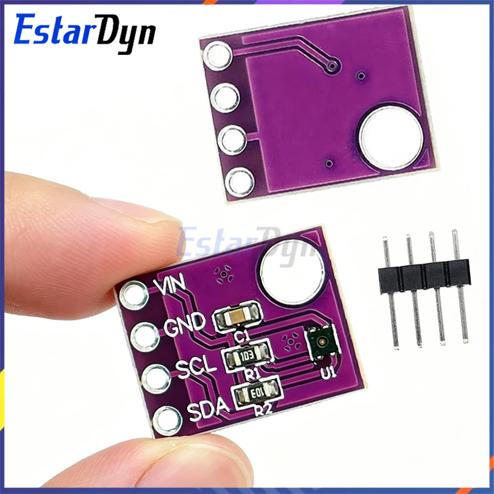 SHT41 Digital Temperature and Humidity Sensor I2C ±1.8%RH ±0.2°C Module for Weather Station Industry GY-SHT41
SHT41 Digital Temperature and Humidity Sensor I2C ±1.8%RH ±0.2°C Module for Weather Station Industry GY-SHT41