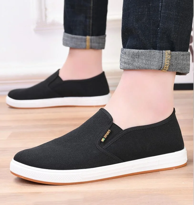 Summer Men's Canvas Sneakers Casual Slip-On Vulcanized Lightweight Flat Shoes
Summer Men's Canvas Sneakers Casual Slip-On Vulcanized Lightweight Flat Shoes