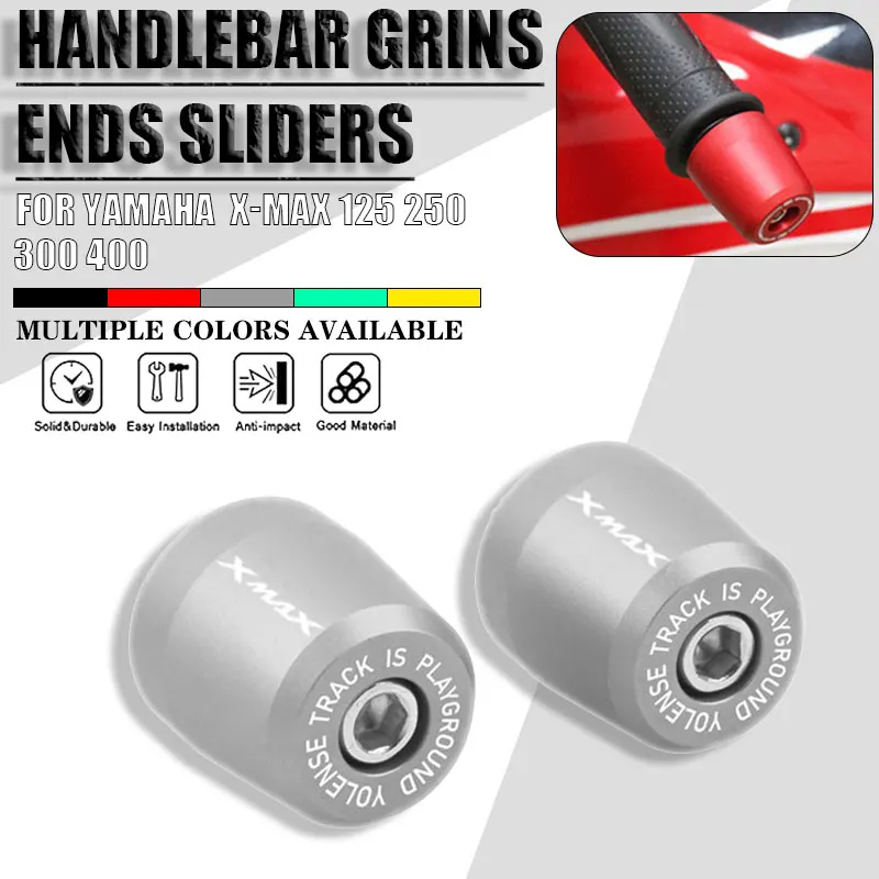 For Yamaha xMax x-max 125 250 300 400 motorcycle handle bar end handlebar grips ends cap plug slider counterweight cover
For Yamaha xMax x-max 125 250 300 400 motorcycle handle bar end handlebar grips ends cap plug slider counterweight cover