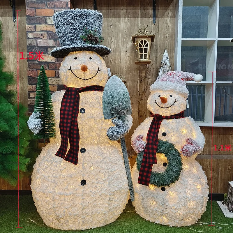 Christmas Scene Layout Christmas Snowman Ornaments Mall Hotel Show Window Christmas Tree Gift Box Props
Christmas Scene Layout Christmas Snowman Ornaments Mall Hotel Show Window Christmas Tree Gift Box Props