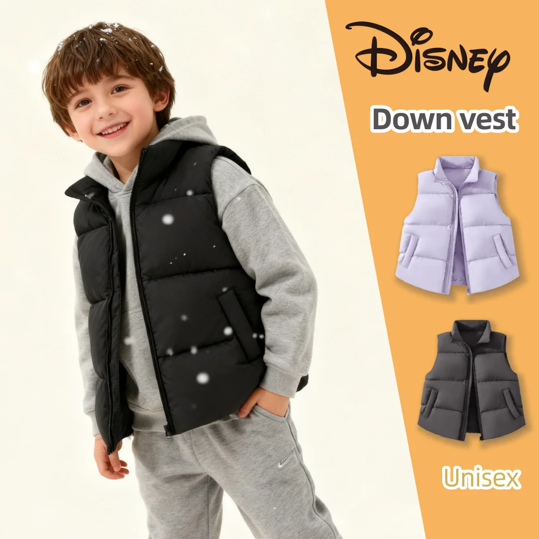 Disney Children Clothes Kids Warm-keeping Down Vest Unisex Windproof Cold-resistant Comfortable Down Jacket Lightweight Vest
Disney Children Clothes Kids Warm-keeping Down Vest Unisex Windproof Cold-resistant Comfortable Down Jacket Lightweight Vest