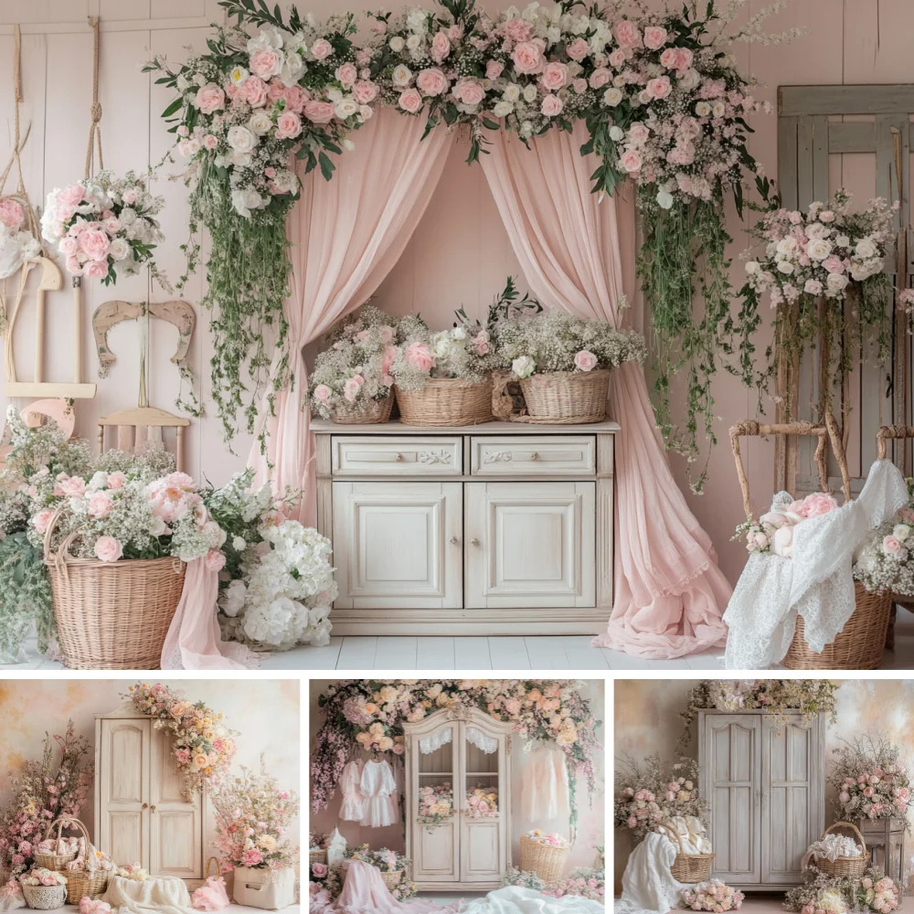 Closet Spring Flower Backdrops Photography Adult Kids Party Studio Decor Cabinet Floral Baby Cake Smash Photocall Background
Closet Spring Flower Backdrops Photography Adult Kids Party Studio Decor Cabinet Floral Baby Cake Smash Photocall Background