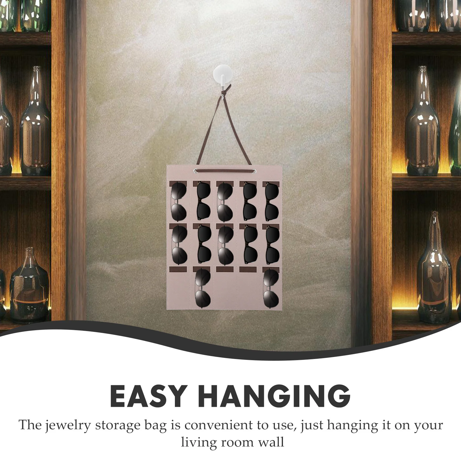 Jewelry Necklace Organizer Hanging Felt Storage Bag Sunglasses Organizer Hanging Jewelry Display Holder Necklace Bag
Jewelry Necklace Organizer Hanging Felt Storage Bag Sunglasses Organizer Hanging Jewelry Display Holder Necklace Bag