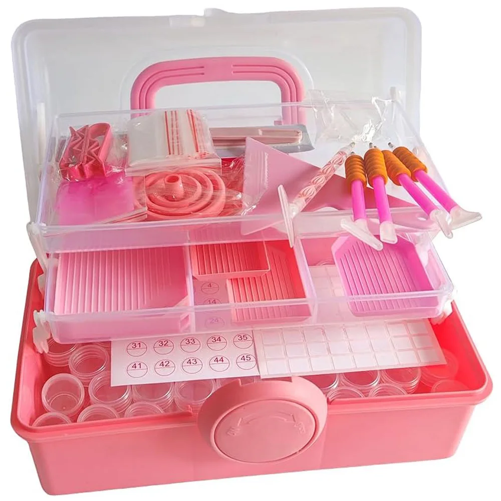 Diamond Painting Storage Bottle Three Layer Multi functional Portable Box Diamond Accessories Storage Box Container Tool
Diamond Painting Storage Bottle Three Layer Multi functional Portable Box Diamond Accessories Storage Box Container Tool