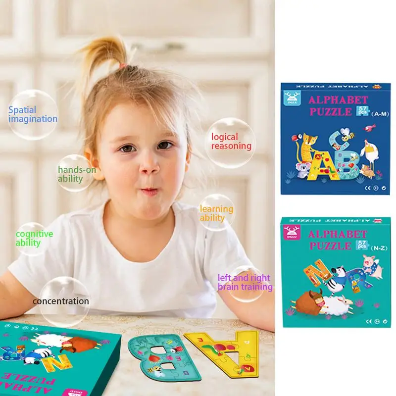 Kids Puzzles Toy Kids Alphabet Puzzles Learning Toy Cartoon Recognition Game 3-6 Years Preschoolers Fun For Boys Girls Classroom
Kids Puzzles Toy Kids Alphabet Puzzles Learning Toy Cartoon Recognition Game 3-6 Years Preschoolers Fun For Boys Girls Classroom