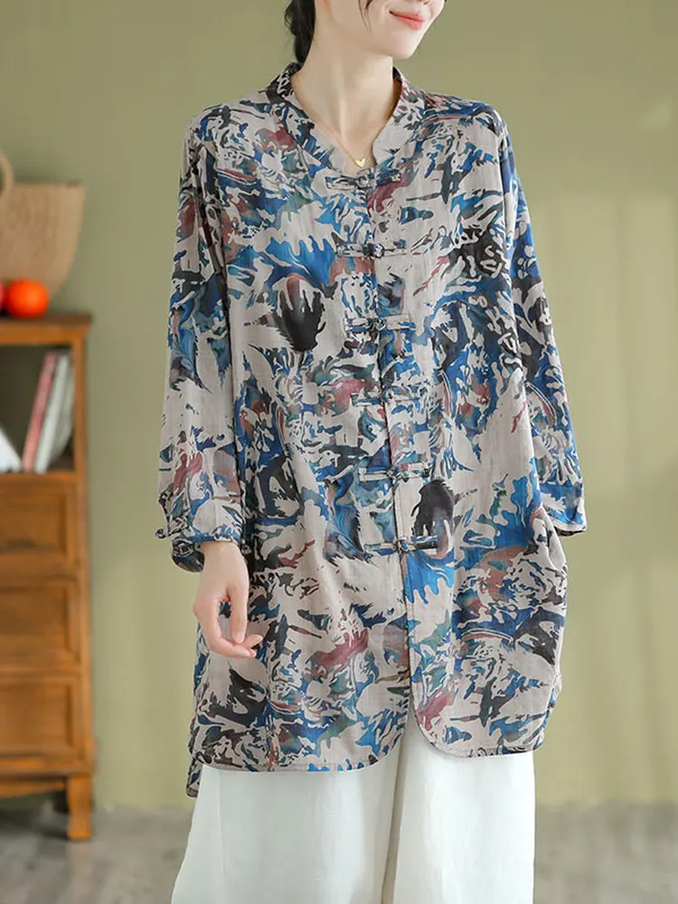 Loose Fit Casual Long Sleeve Cotton Linen Shirt with Button Wide Leg Pants Two Piece Set Women Summer Autumn Chinese Style
Loose Fit Casual Long Sleeve Cotton Linen Shirt with Button Wide Leg Pants Two Piece Set Women Summer Autumn Chinese Style