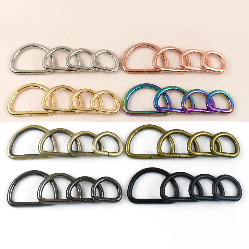 10Pcs 12/16/20/25/32/38/50mm Metal D Ring Backpack Dee Rings Carabiner Buckle Strap Bag Hanger Connector Hook Making Supplies
10Pcs 12/16/20/25/32/38/50mm Metal D Ring Backpack Dee Rings Carabiner Buckle Strap Bag Hanger Connector Hook Making Supplies