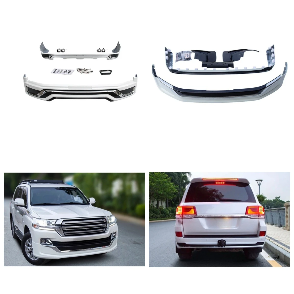 stlf Hot sale ABS Body Kits for Land Cruiser 2016 2017 2018 2019 2020 Land Cruiser LC200 Front and Rear Bumper Guard
stlf Hot sale ABS Body Kits for Land Cruiser 2016 2017 2018 2019 2020 Land Cruiser LC200 Front and Rear Bumper Guard