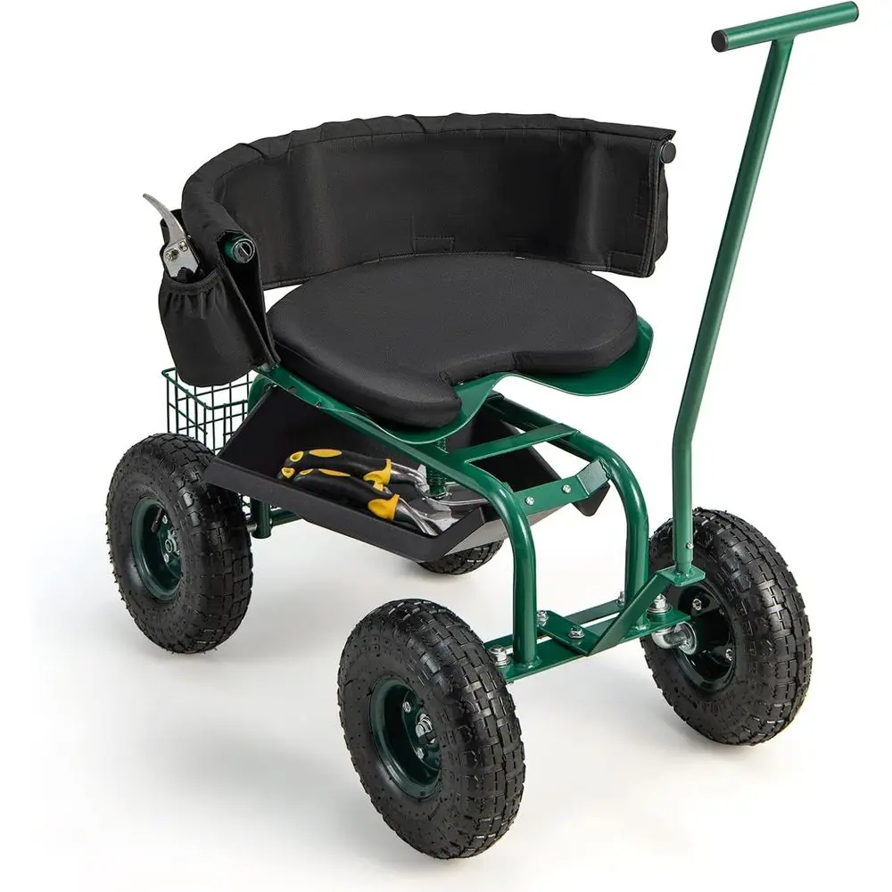Workseat with Wheels Gardening Workseat w/Tool Storage & Adjustable
Workseat with Wheels Gardening Workseat w/Tool Storage & Adjustable