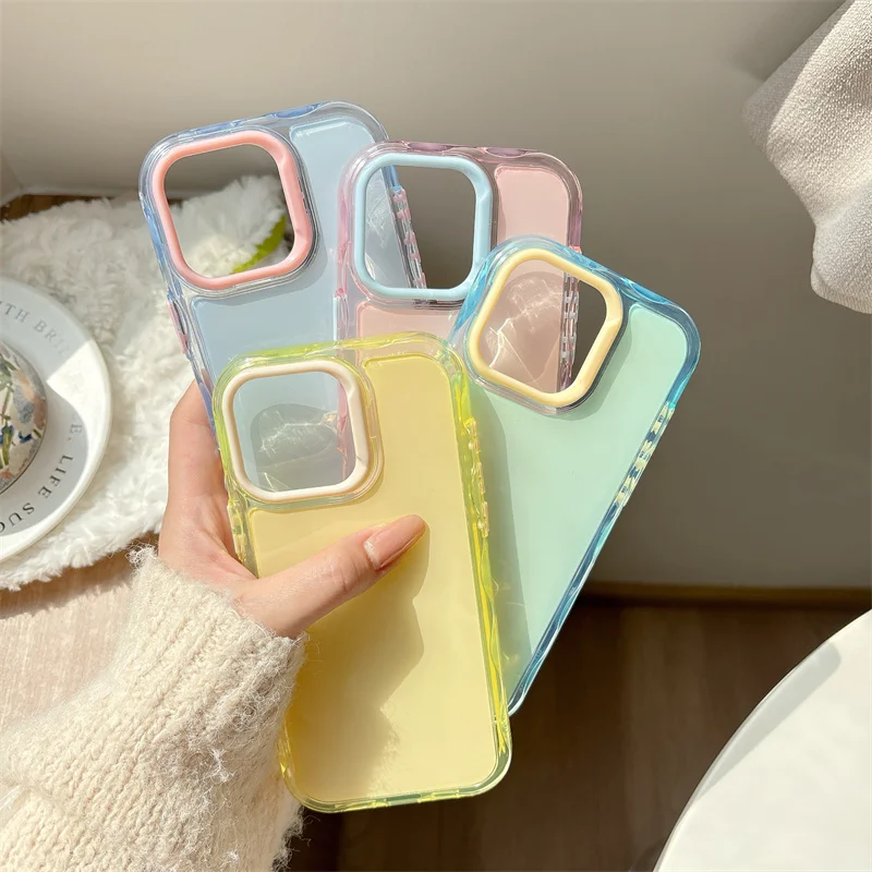 Candy Color Jelly Transparent Shockproof TPU Phone Case For iPhone 16 15 13 14 Plus 12 11 Pro Max 16e Soft Back Cover
Candy Color Jelly Transparent Shockproof TPU Phone Case For iPhone 16 15 13 14 Plus 12 11 Pro Max 16e Soft Back Cover