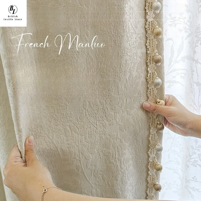 Custom Size!!Lily of The Valley Relief High-Precision Jacquard Chenille High-Shading Curtains for Living Dining Room Bedroom
Custom Size!!Lily of The Valley Relief High-Precision Jacquard Chenille High-Shading Curtains for Living Dining Room Bedroom