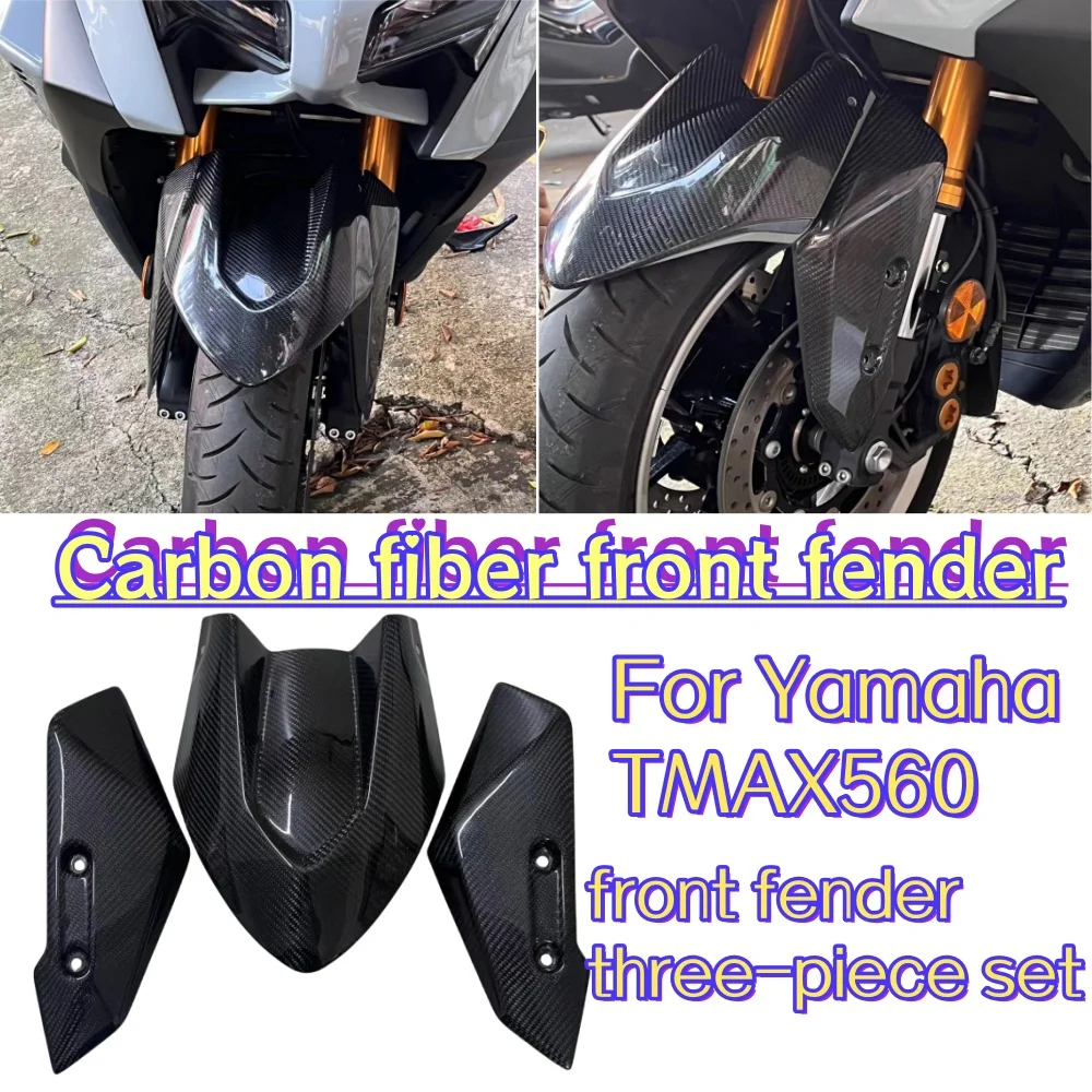 100% Real Carbon Fiber Front Wheel Fender Decorative Modification Cover for Yamaha T-MAX560/TMAX560 Motorcycle (2022-2024 Models
100% Real Carbon Fiber Front Wheel Fender Decorative Modification Cover for Yamaha T-MAX560/TMAX560 Motorcycle (2022-2024 Models