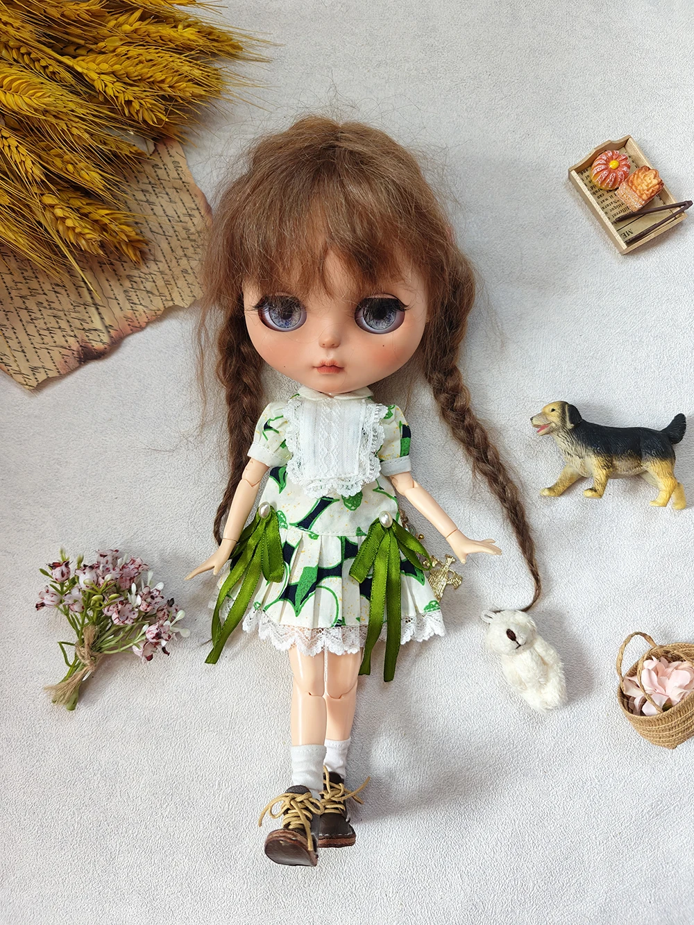 Blythe doll clothes green Antique Lace Vintage Dress Blythe clothes Toys for Girls NEW lovely Dress OB22 OB24 AZONE accessories
Blythe doll clothes green Antique Lace Vintage Dress Blythe clothes Toys for Girls NEW lovely Dress OB22 OB24 AZONE accessories