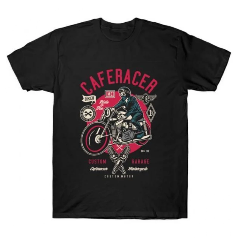 0427 Cafe Racer Born to Ride Retro Motorcycle Gift T-Shirt for bikers 100% cotton Short sleeve Graphic clothes All size Tee
0427 Cafe Racer Born to Ride Retro Motorcycle Gift T-Shirt for bikers 100% cotton Short sleeve Graphic clothes All size Tee