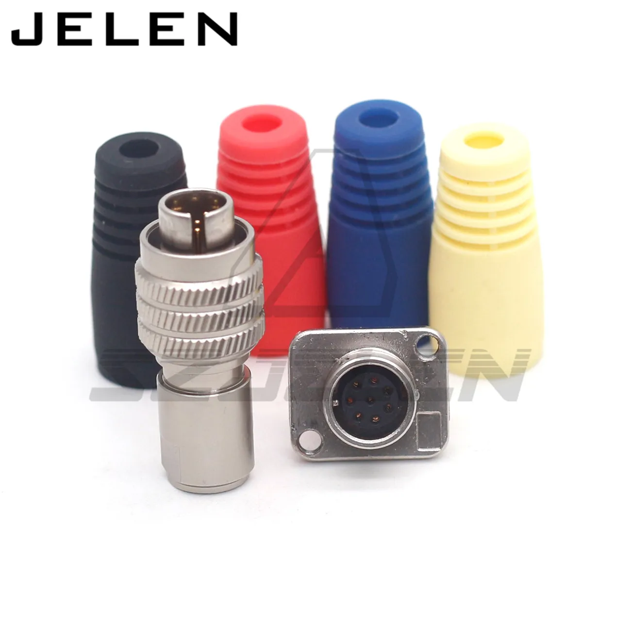 Compatible Hirose connector MXR-8P-8P MXR-8R-8SA(71) FOR SONY RCP 8pin plug and socket Panel mount power cable connector
Compatible Hirose connector MXR-8P-8P MXR-8R-8SA(71) FOR SONY RCP 8pin plug and socket Panel mount power cable connector