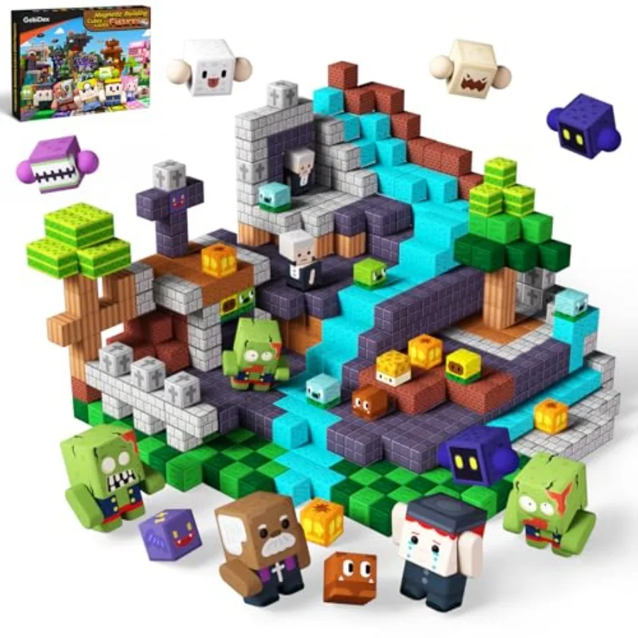108PCS Magnetic Blocks and Figures Crew Playset, Build Weird Monster MagWonder with STEM Building Toys, Pretend Play Montessori
108PCS Magnetic Blocks and Figures Crew Playset, Build Weird Monster MagWonder with STEM Building Toys, Pretend Play Montessori