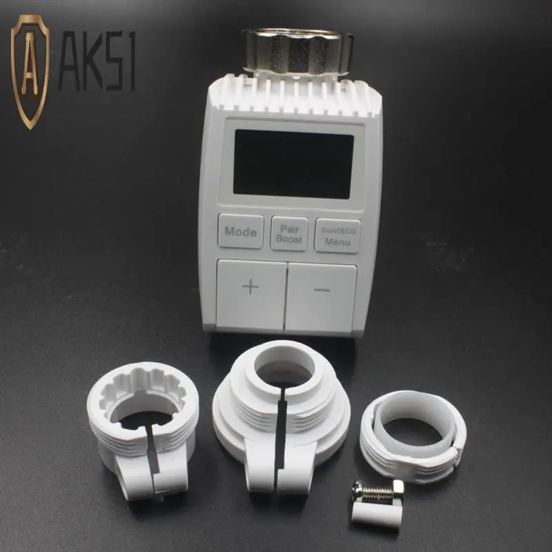 AK51-Tuya Smart Zigbee Привод радиатора TRV Программируемый термостатический клапан радиатора Приложение Дистанционный регулятор температуры 
AK51-Tuya Smart Zigbee Привод радиатора TRV Программируемый термостатический клапан радиатора Приложение Дистанционный регулятор температуры