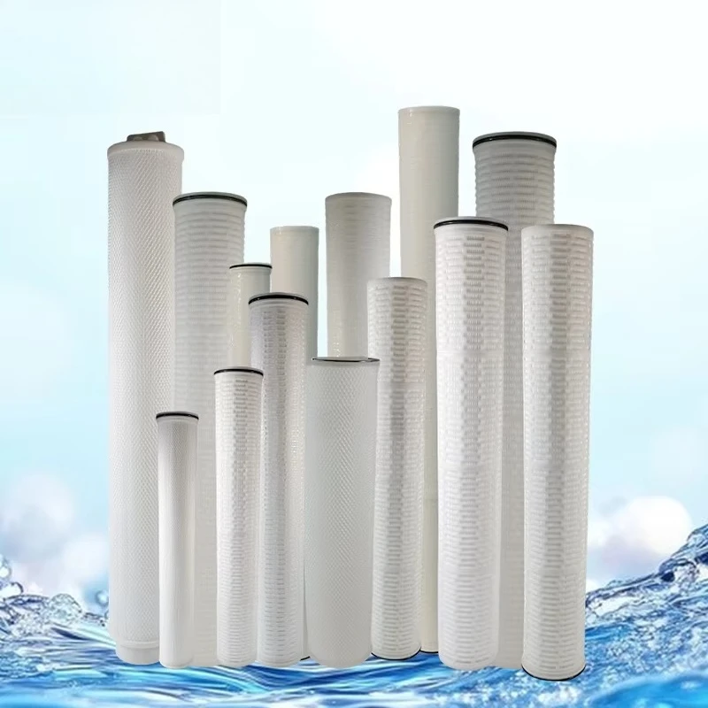 High-throughput water treatment filter element PP polypropylene high-flow water filter element
High-throughput water treatment filter element PP polypropylene high-flow water filter element