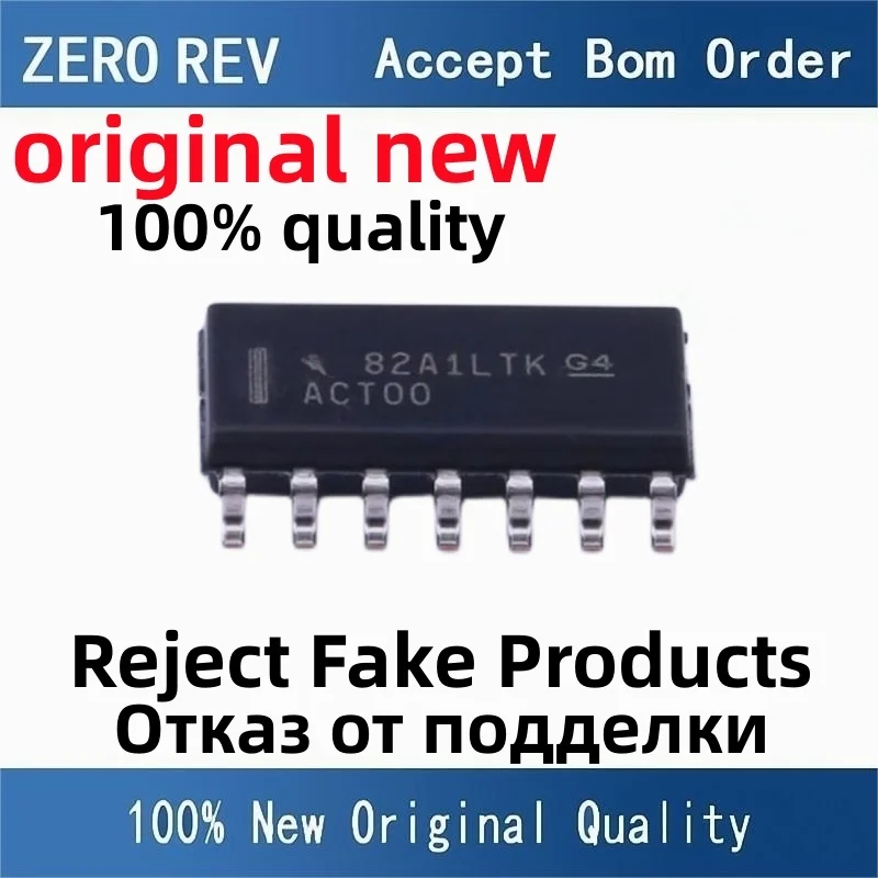 10Pcs 100% New SN74ACT00DR 74ACT00 ACT00 SN74AC08DR 74AC08 AC08 SN74AC00DR 74AC00 AC00 SN74AC14DR 74AC14 AC14 SOIC-14 SOP14 ic
10Pcs 100% New SN74ACT00DR 74ACT00 ACT00 SN74AC08DR 74AC08 AC08 SN74AC00DR 74AC00 AC00 SN74AC14DR 74AC14 AC14 SOIC-14 SOP14 ic