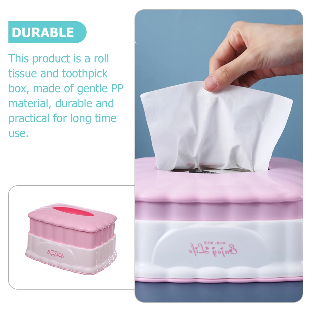 Plastic Tissue Box Holder Liftable Paper Towel Storage Desktop Organizer Multi-Function Sundries Container Pp Material
Plastic Tissue Box Holder Liftable Paper Towel Storage Desktop Organizer Multi-Function Sundries Container Pp Material