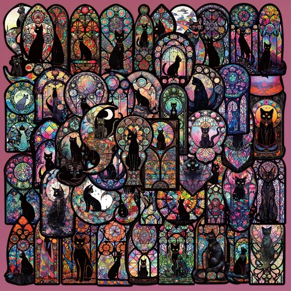 50 шт. черных готических наклеек с изображением кошек — водонепроницаемые стикеры для декора стола, планшета, стекла, ноутбука и чехла для телефона
50 шт. черных готических наклеек с изображением кошек — водонепроницаемые стикеры для декора стола, планшета, стекла, ноутбука и чехла для телефона