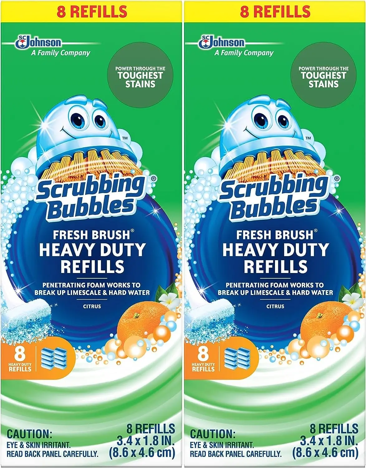 Heavy Duty Toilet Cleaner Refill Pads, 8 Count, Pack of 2, Citrus Scent, Cleans Limescale & Fights Odors
Heavy Duty Toilet Cleaner Refill Pads, 8 Count, Pack of 2, Citrus Scent, Cleans Limescale & Fights Odors