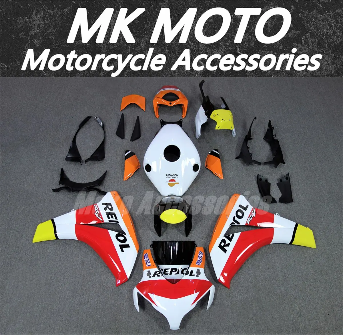 Moke moto Motorcycle Fairings Kit Fit For Cbr1000rr 2008 2009 2010 2011 Bodywork Set High Quality Injection New White Orange
Moke moto Motorcycle Fairings Kit Fit For Cbr1000rr 2008 2009 2010 2011 Bodywork Set High Quality Injection New White Orange