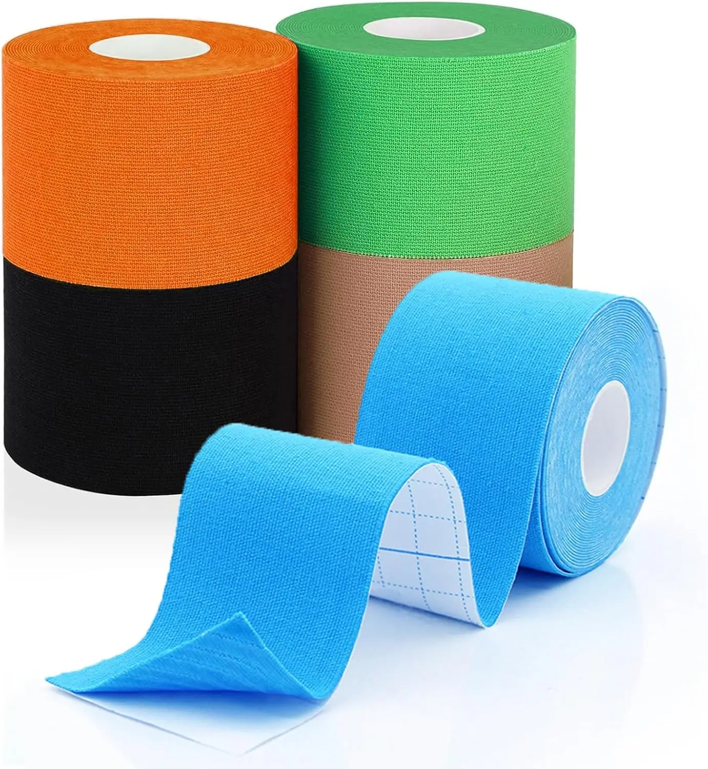 5PC Elastic Sports Tape for Muscle Support - Waterproof & Breathable Kinesiology Tape Roll for Fitness, Running, Gym, Yoga
5PC Elastic Sports Tape for Muscle Support - Waterproof & Breathable Kinesiology Tape Roll for Fitness, Running, Gym, Yoga