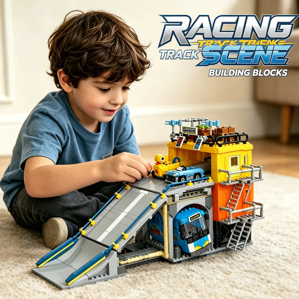 Race Car Ramp Track Building Blocks Toy for Boys Roller Coaster Racing Scene Amusement Park Model Jigsaw Puzzle Toy Gifts
Race Car Ramp Track Building Blocks Toy for Boys Roller Coaster Racing Scene Amusement Park Model Jigsaw Puzzle Toy Gifts