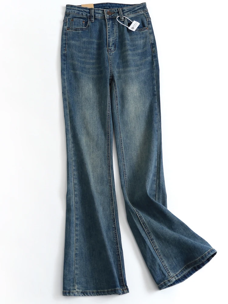 Blue High Waist Slimming Stretchy Micro Flared Jeans Women's Long Pants Hoof Jeans Bootcut Denim Pants N474
Blue High Waist Slimming Stretchy Micro Flared Jeans Women's Long Pants Hoof Jeans Bootcut Denim Pants N474