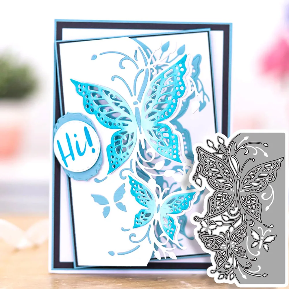 Butterfly Lace Cutting Dies Embossing Scrapbooking Cutter Paper Greeting Cards Metal Stamp Stencils for Decoration
Butterfly Lace Cutting Dies Embossing Scrapbooking Cutter Paper Greeting Cards Metal Stamp Stencils for Decoration