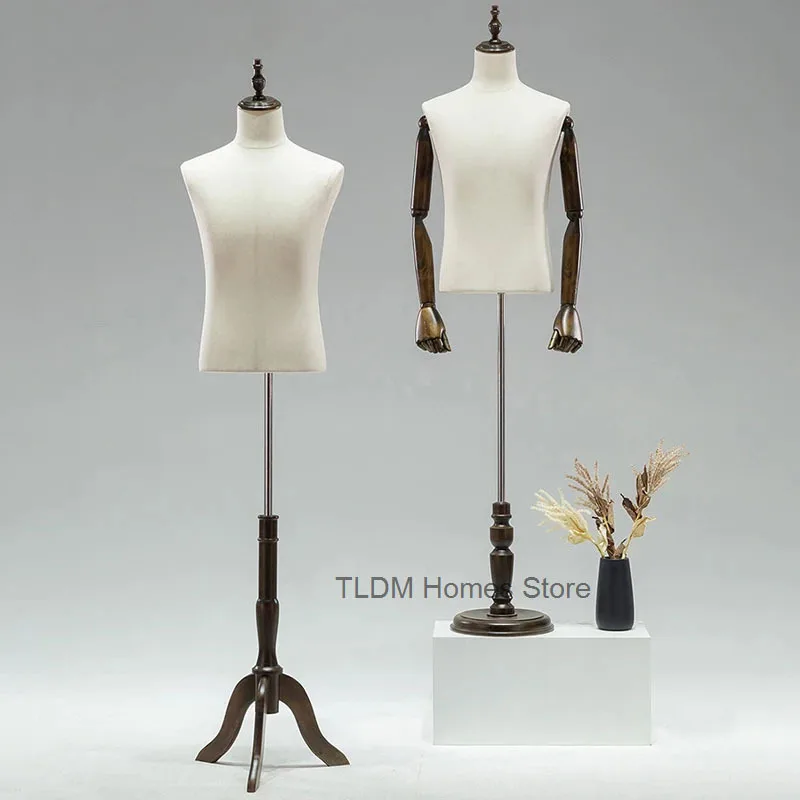 Korean Men's Dummy Half-length Mannequin Props High-end Clothing Store Clothes Full-body Mannequin Hanger Window Display Stand
Korean Men's Dummy Half-length Mannequin Props High-end Clothing Store Clothes Full-body Mannequin Hanger Window Display Stand