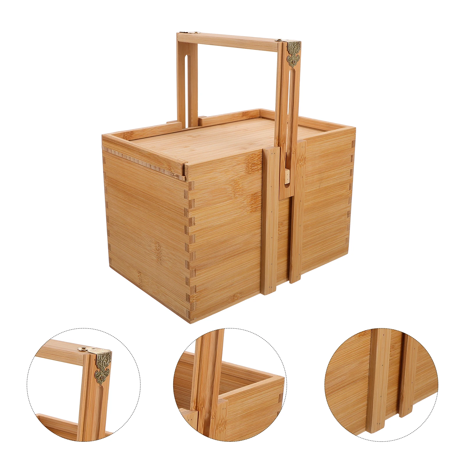 Picnic Basket Vintage Bamboo Storage Basket For Food Moon Cake Gift Handwoven Rustic Woven Wooden Lightweight
Picnic Basket Vintage Bamboo Storage Basket For Food Moon Cake Gift Handwoven Rustic Woven Wooden Lightweight