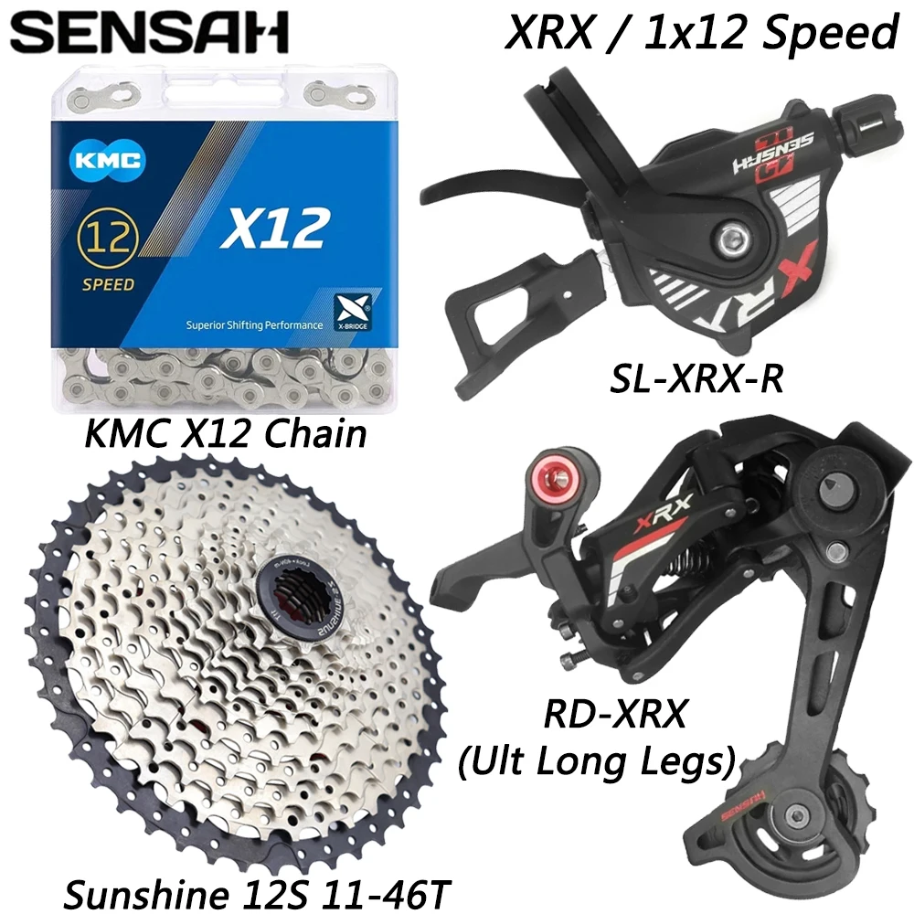Механизм переключения передач для велосипеда SENSAH XRX 1x1, 2 скорости, правый переключатель передач, задний переключатель солнечного света, кассета 46T/50T/52T, детали для велосипеда
Механизм переключения передач для велосипеда SENSAH XRX 1x1, 2 скорости, правый переключатель передач, задний переключатель солнечного света, кассета 46T/50T/52T, детали для велосипеда