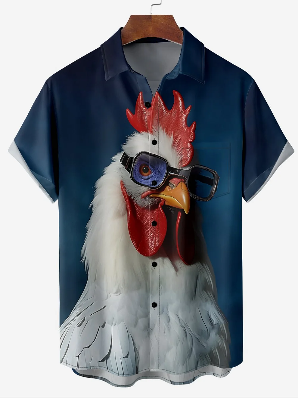 Cartoon Chicken Summer Men's Hawaiian Short Sleeve Shirt Print Casual Daily Street Fashion Men's Short Sleeve Oversized Shirts
Cartoon Chicken Summer Men's Hawaiian Short Sleeve Shirt Print Casual Daily Street Fashion Men's Short Sleeve Oversized Shirts