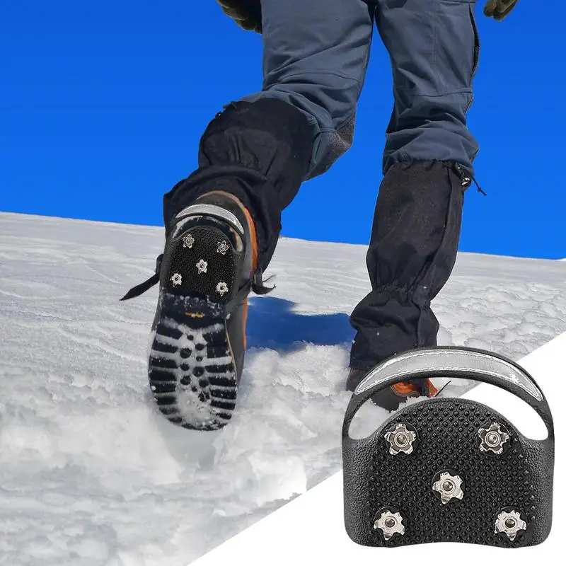 Ice Cleats For Shoes Anti-Slip Ice Cleats Snow Shoe Gripper Spike Snow Grips Reflective Climbing Crampons With 5Spikes Traction
Ice Cleats For Shoes Anti-Slip Ice Cleats Snow Shoe Gripper Spike Snow Grips Reflective Climbing Crampons With 5Spikes Traction