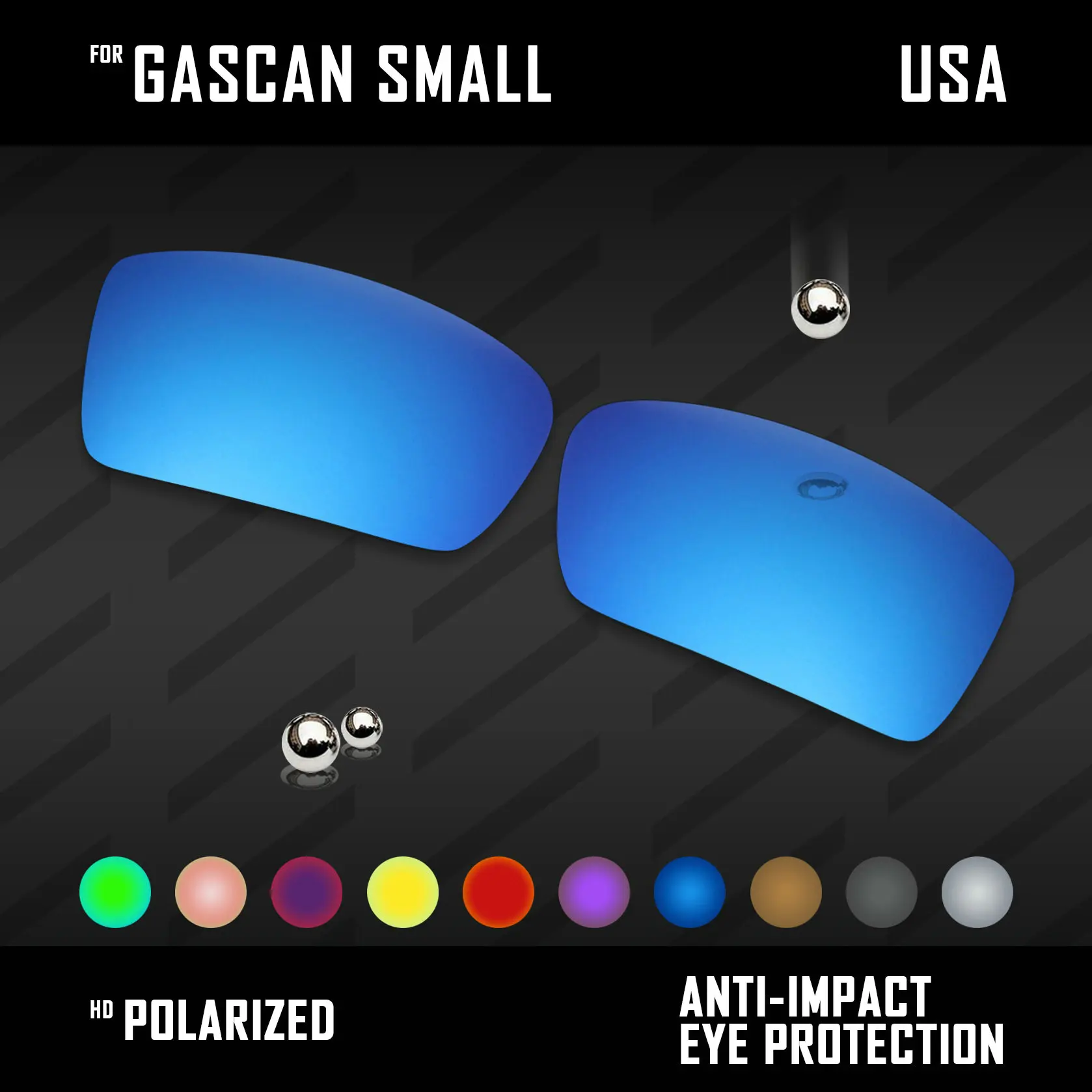 Сменные линзы OOWLIT для солнцезащитных очков Oakley Gascan Small & Gascan азиатские поляризационные-разные цвета
Сменные линзы OOWLIT для солнцезащитных очков Oakley Gascan Small & Gascan азиатские поляризационные-разные цвета