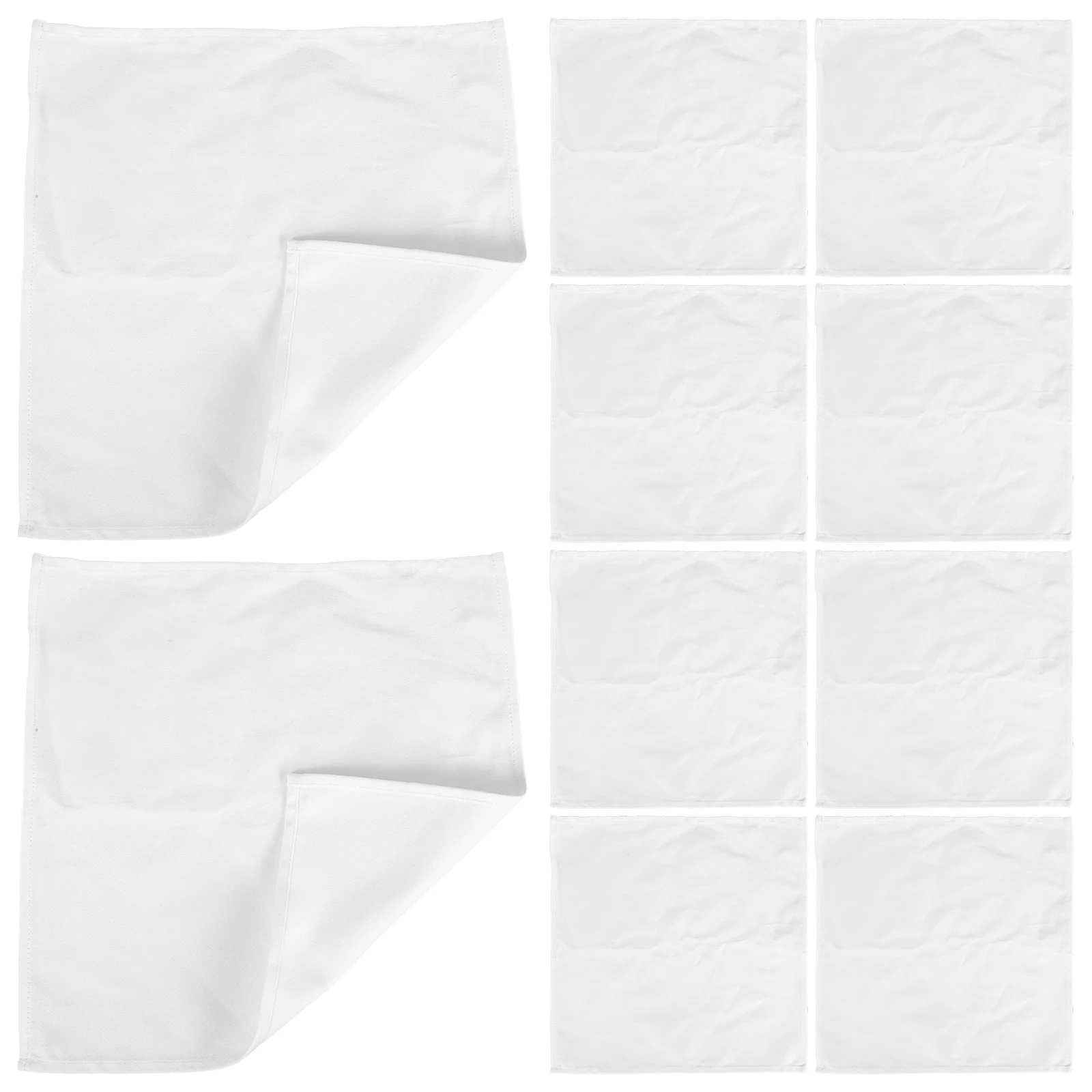 10 Pcs Dinner Napkins Cloth Cotton Dish Towels Soft Wipes Table Beverage Absorbent
10 Pcs Dinner Napkins Cloth Cotton Dish Towels Soft Wipes Table Beverage Absorbent