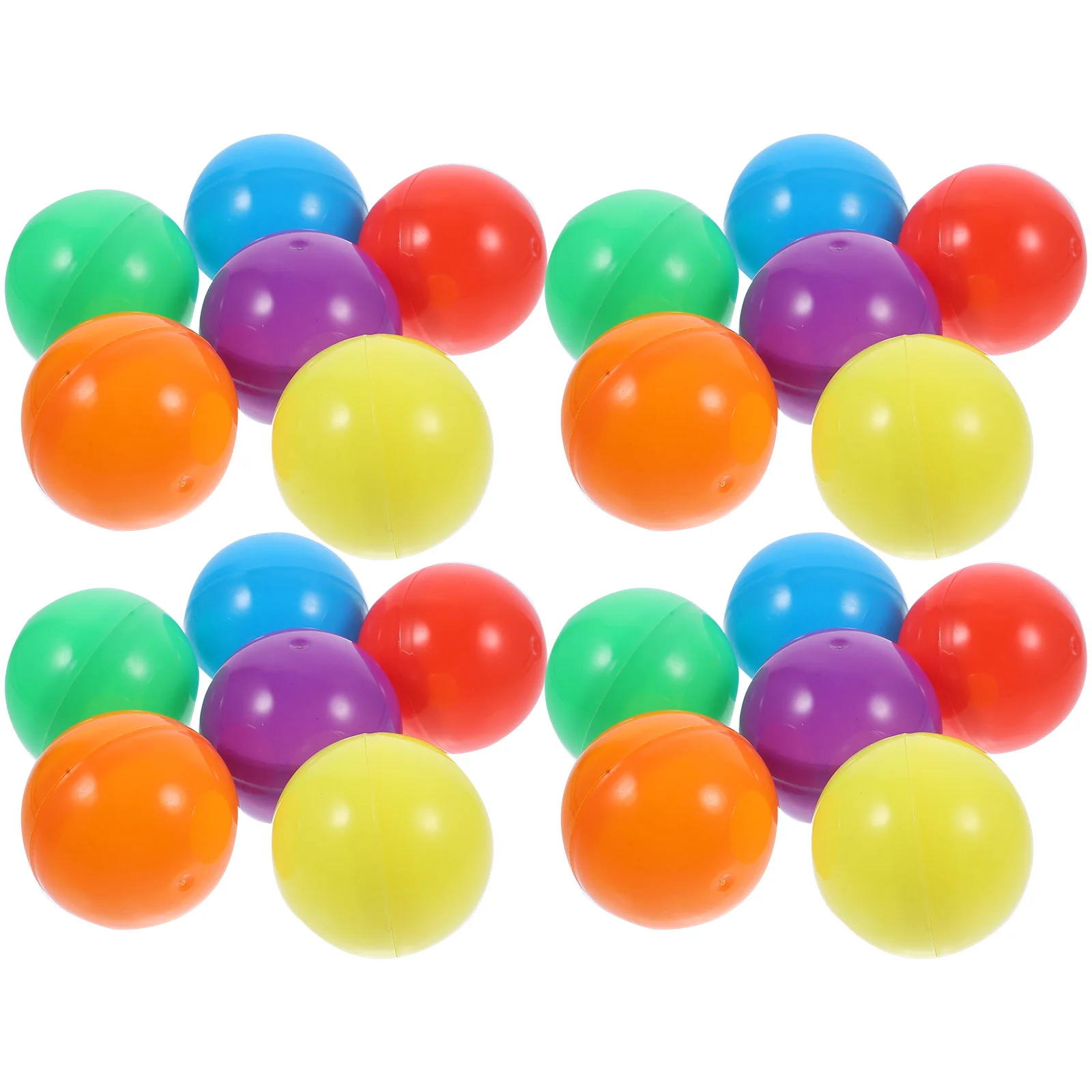 50 Pcs Colorful Gashapon Shell Vending Machine Capsules Gumball Fillable Balls Funny Colored Round Plastic Storage
50 Pcs Colorful Gashapon Shell Vending Machine Capsules Gumball Fillable Balls Funny Colored Round Plastic Storage