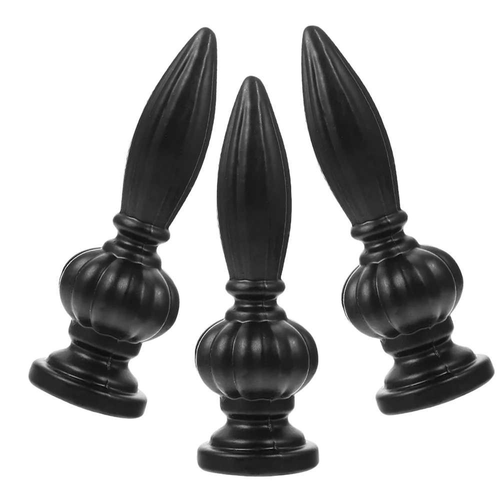 3 Pcs Finial Caps Decorative Desk Table Floor Decorative Desk Lamp Finial Horn Frame Black Metal Lampshade Top
3 Pcs Finial Caps Decorative Desk Table Floor Decorative Desk Lamp Finial Horn Frame Black Metal Lampshade Top