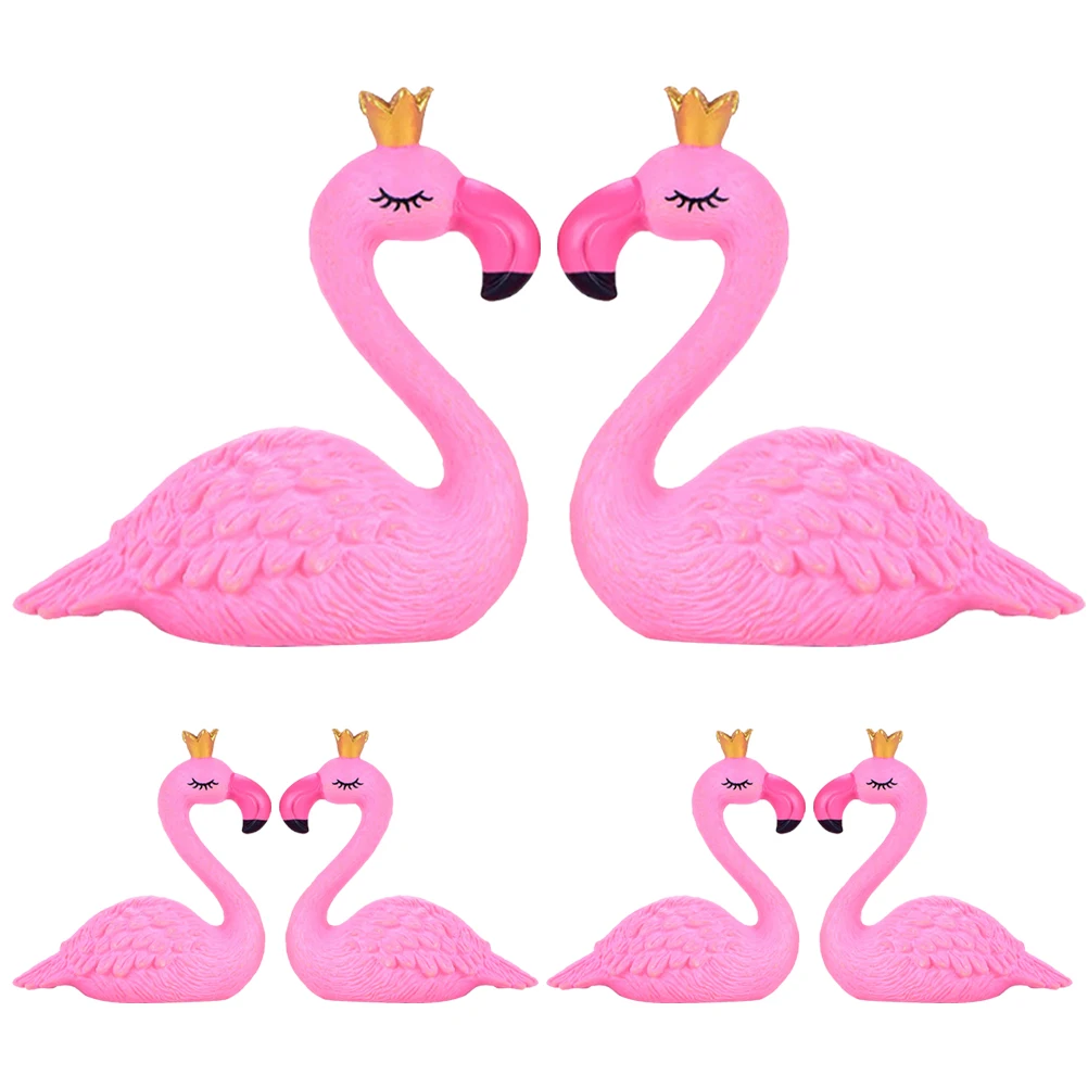 6 Pcs Bonsai Flamingo Decoration Ornament Outdoor Ornaments Pvc Statues Mini Animal Figures
6 Pcs Bonsai Flamingo Decoration Ornament Outdoor Ornaments Pvc Statues Mini Animal Figures