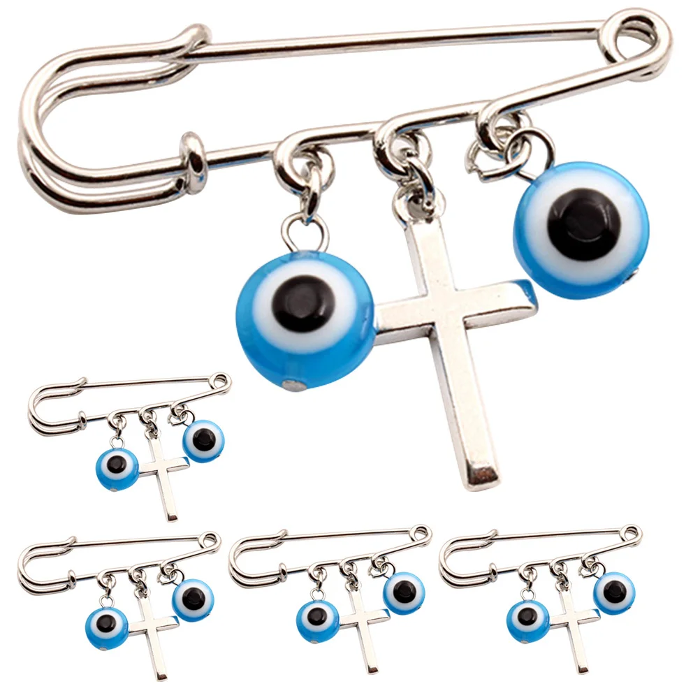 5pcs Blue Eye Dangle Charm Brooch Pin Enamel Lapel Pin For Women Scarf Sweater Coat Decor Evil Eye Jewelry Accessory
5pcs Blue Eye Dangle Charm Brooch Pin Enamel Lapel Pin For Women Scarf Sweater Coat Decor Evil Eye Jewelry Accessory