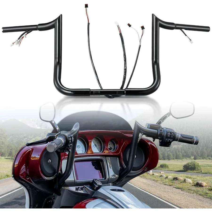 Черный PREWIRED 12 крючков для мяса Monkey Bar 1 1 4 Ape Вешалки на руль для Harley Miter Cut 20162023 Street Glide Electra Glide Ult
Черный PREWIRED 12 крючков для мяса Monkey Bar 1 1 4 Ape Вешалки на руль для Harley Miter Cut 20162023 Street Glide Electra Glide Ult