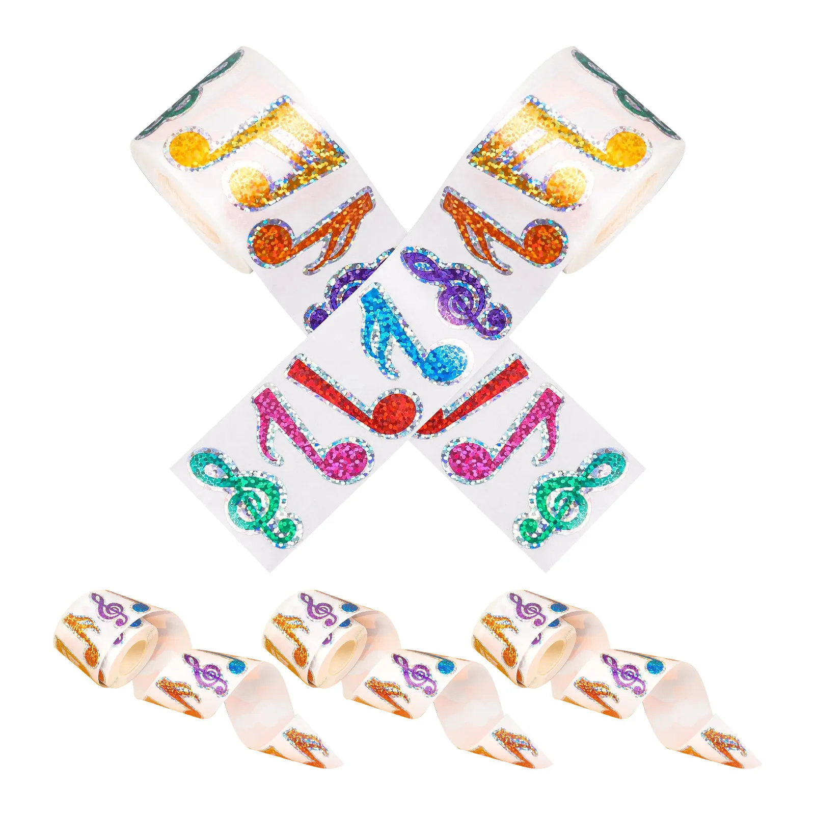 500Pcs Waterproof Colorful Music Notes Stickers Roll Piano Decoration Stickers for Students Teachers Violin Guitar Labeling
500Pcs Waterproof Colorful Music Notes Stickers Roll Piano Decoration Stickers for Students Teachers Violin Guitar Labeling