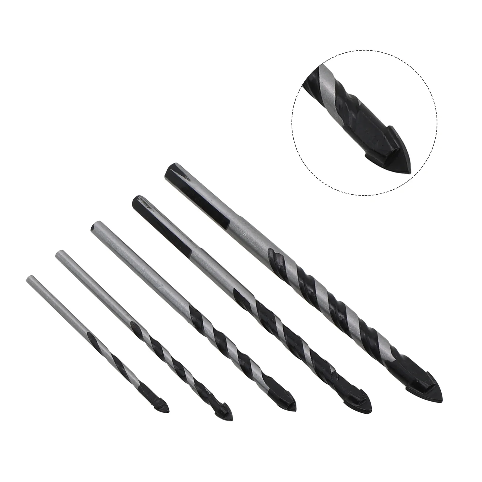 Drill Bit High Quality Tungsten Carbide Triangular Drill Bits 5PCS Set for Glass Ceramic Marble and More 3 8mm
Drill Bit High Quality Tungsten Carbide Triangular Drill Bits 5PCS Set for Glass Ceramic Marble and More 3 8mm