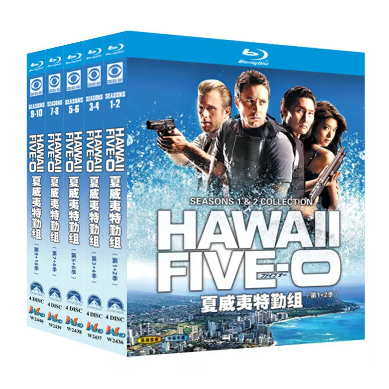 Blu-ray Ultra HD US TV Series Hawaii Five-0 Seasons 1–10 Box Set
Blu-ray Ultra HD US TV Series Hawaii Five-0 Seasons 1–10 Box Set