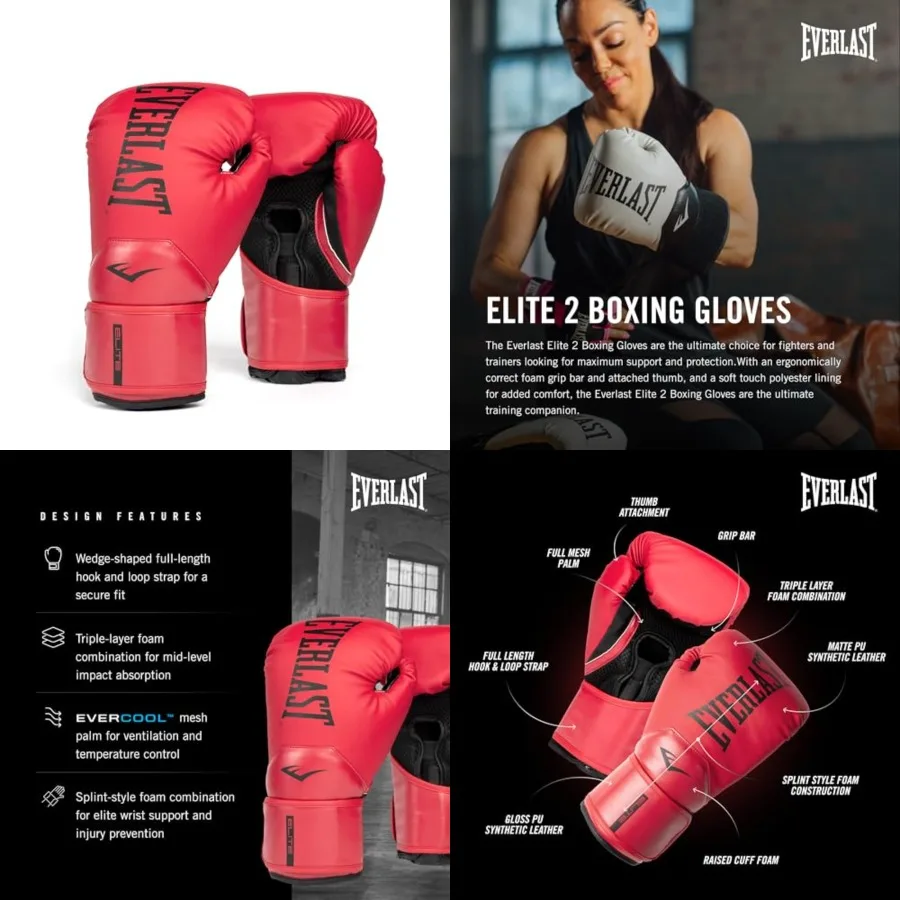 Elite 2 Boxing Gloves
Elite 2 Boxing Gloves